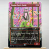 A Magic: The Gathering card featuring the Ape Spirit creature card with a purple and green background