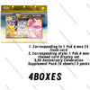 A box containing three packs of Pokemon 30th Anniversary Greninja & Sylveon themed display cards.