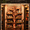 DIY Wooden Book Nook Kit — Miniature Dollhouse 3D Puzzle Bookend