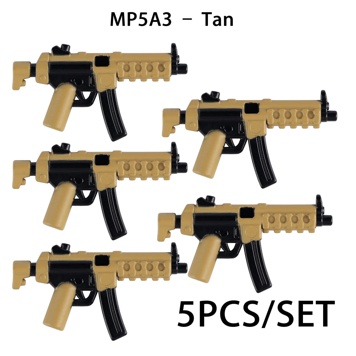 SWAT Soldier Accessories Building Block Set with Laptop and Weapons
