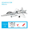 Metal 3D Aircraft Model Building Kit with Screw Assembly