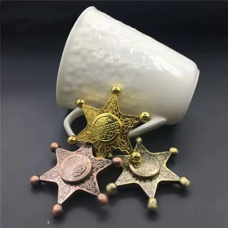Hexagonal Metal Fidget Spinner with Smooth Rotation