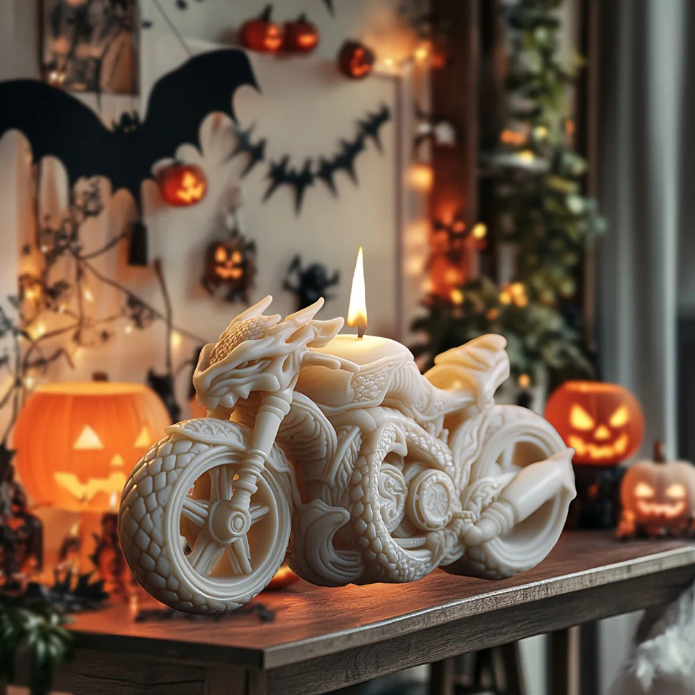 Dragon Motorcycle Silicone Mold for Candle & Resin Crafting