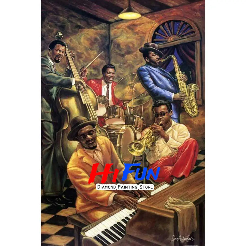 Modern Jazz Musician Diamond Painting Kit