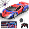 Spider-Themed RC Supercar with 2.4GHz Remote Control