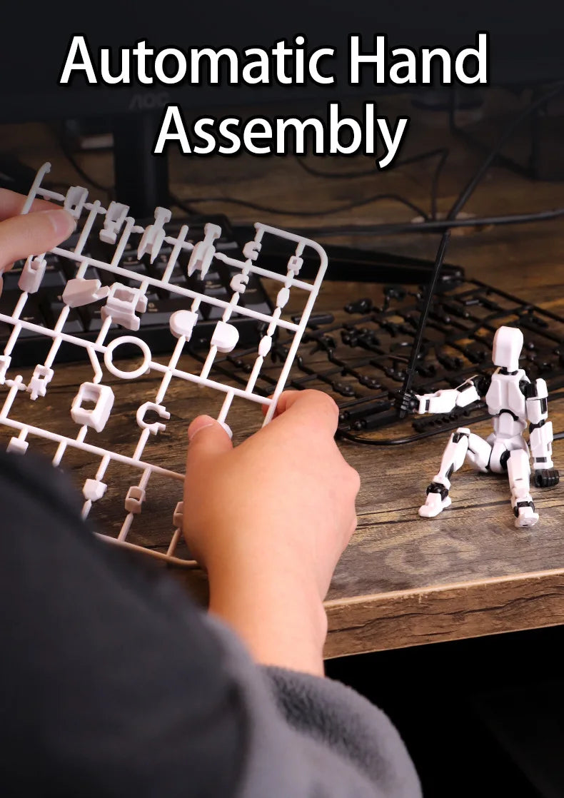 3D Articulated Action Figure Building Toy