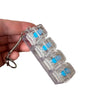 LED Crystal Keyboard Keychain Fidget Toy