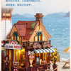 Wooden Island Pizza Shop DIY Assembly Model Kit
