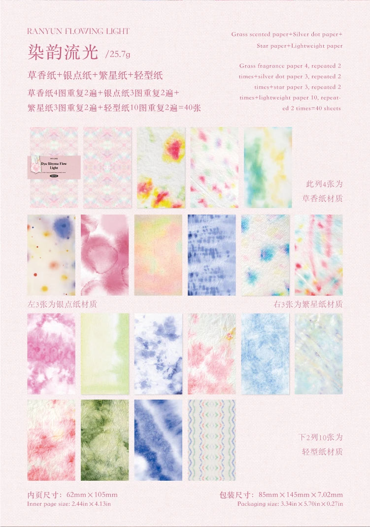 A collection of various colored and textured plant-based paper sheets for crafting.