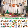 DIY Felt Sewing Craft Kit for Kids – Forest Creatures Plush Toy Making Set