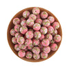 Pink Silicone Round Beads for DIY Jewelry Making
