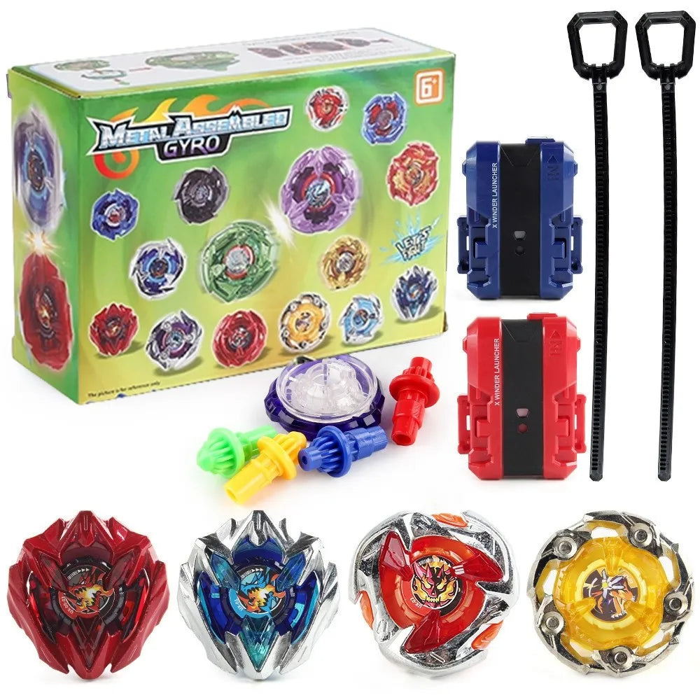 Gyro Spinning Tops Battle Set with Launchers