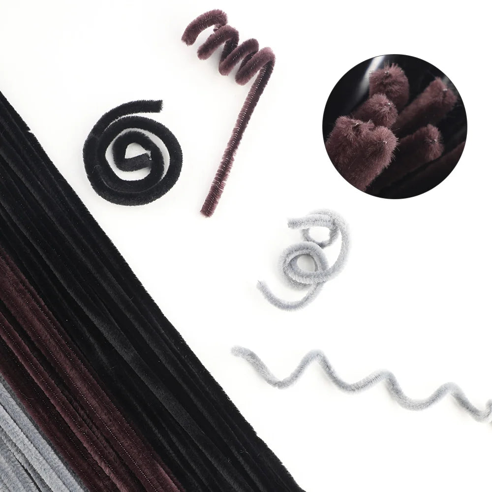 Chenille Pipe Cleaners for Crafts – 100 Pack