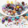 Crystal Glass Seed Beads for Jewelry Making – 45g Mixed Colors & Shapes