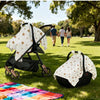 Baby Stroller Sunshade and Dust Cover - Soft Breathable Canopy