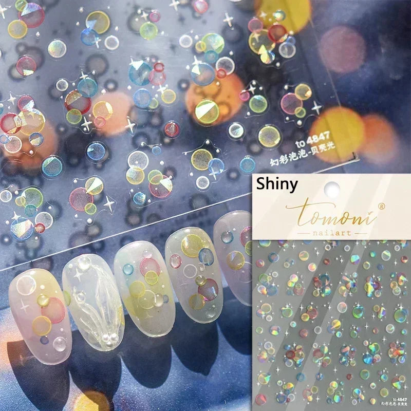 Ocean-Inspired Nail Art Sticker Set