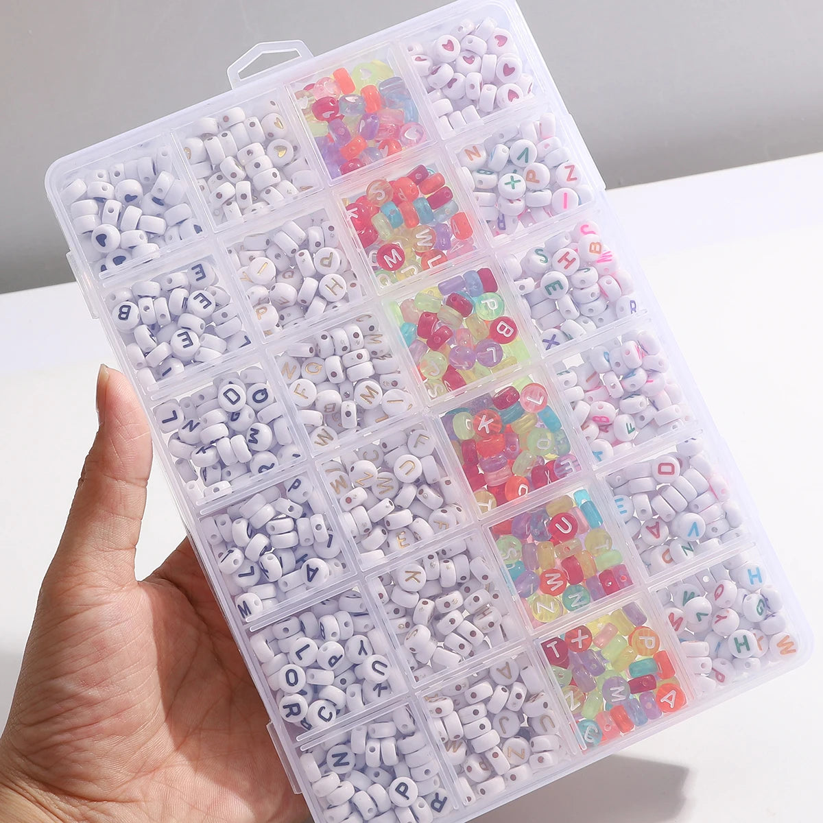Acrylic Letter Bead Variety Pack for Jewelry Making