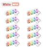 White 10 pieces of LED keyboard keycap fidget flashlights for stress relief