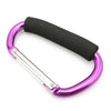 Heavy-Duty Aluminum Carabiner Stroller Hooks for Bags and Purses