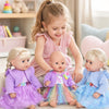 Adorable Baby Doll Clothing Set with Coat and Dress