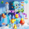 Octopus Suction Cup Bath Toy Building Set with Water Spinners