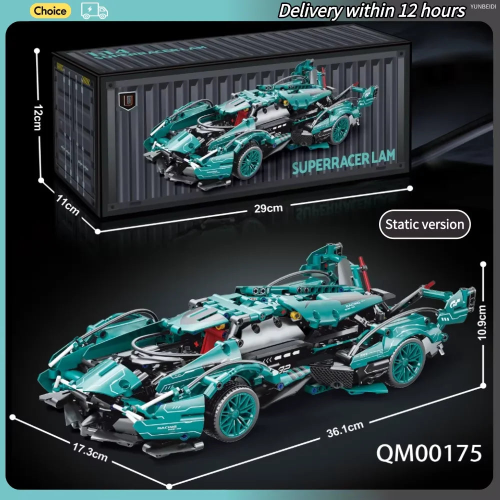 1:14 Scale Remote Control Racing Car Building Kit