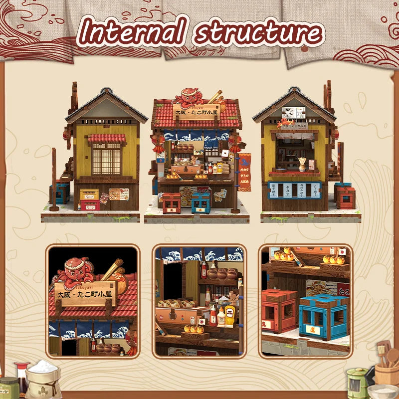 Japanese Mini Store Book Nook DIY Kit