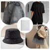 A set of five gradient polka dot rhinestone sticker sheets is shown alongside a denim skirt, a black t-shirt, and a handbag.