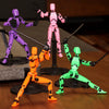 3D Articulated Action Figure Building Toy