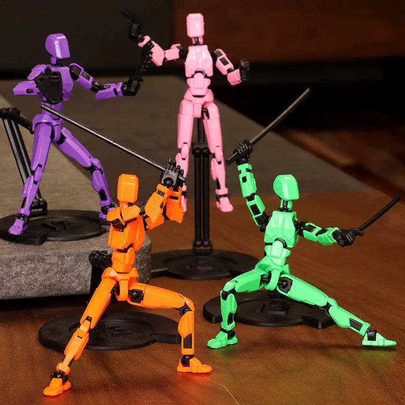 3D Articulated Action Figure Building Toy