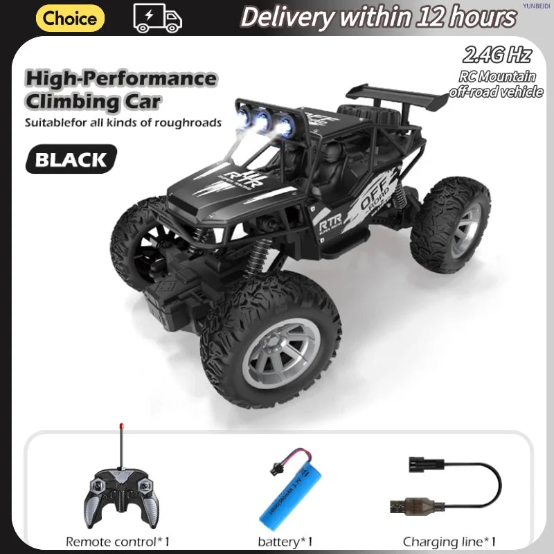 1:20 Scale All-Terrain RC Climbing Car with LED Lights