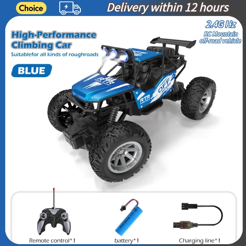 1:20 Scale All-Terrain RC Climbing Car with LED Lights