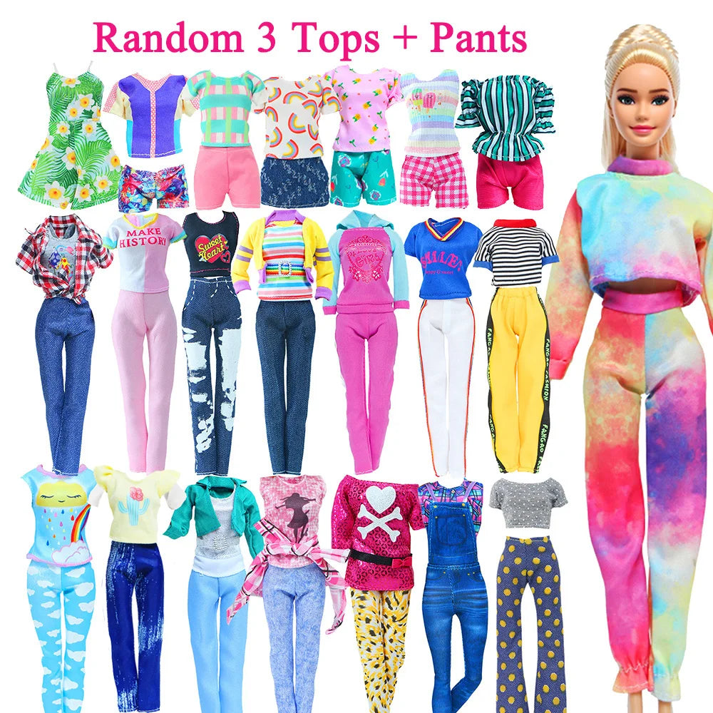 50-Piece Doll Fashion Wardrobe Set for 11.5-12 Inch Dolls