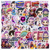 Cute Kawaii Cartoon Girl Sticker Pack (50-Piece)