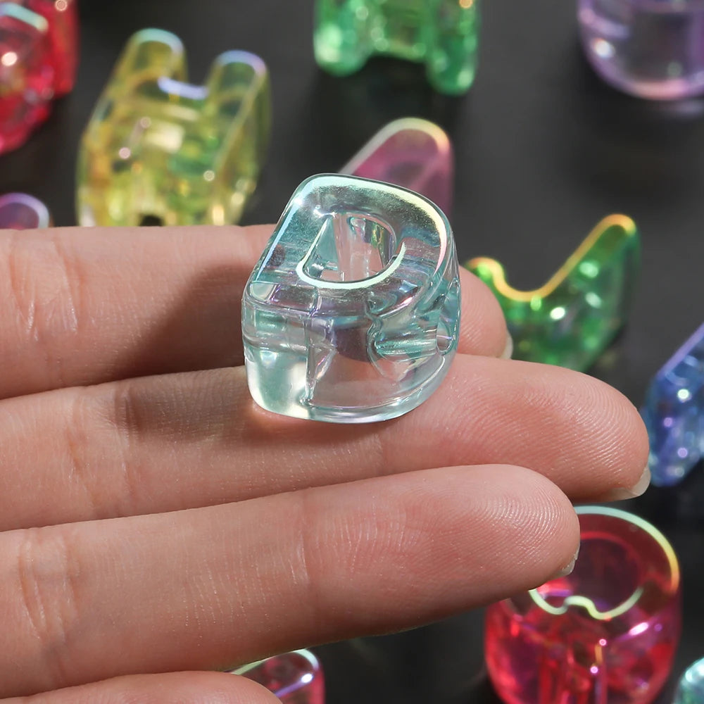 Acrylic Alphabet Beads for Jewelry Making – DIY Craft Kit