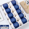 Box of YEDAN MERIN worsted wool thread yarn balls for knitting projects