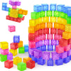 Transparent Magnetic Building Cubes – STEM Learning Construction Set for Kids