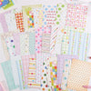 Decorative Wave & Line Memo Paper Pack for Journaling and Scrapbooking