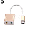 USB-C to 3.5mm Audio Adapter with Stereo Sound Card