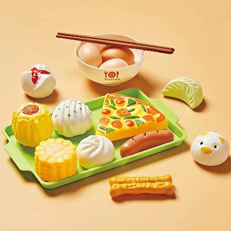 Pretend Play Hamburger & Food Toy Set