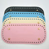Handwoven Knitted Leather Handbag with Crossbody Strap