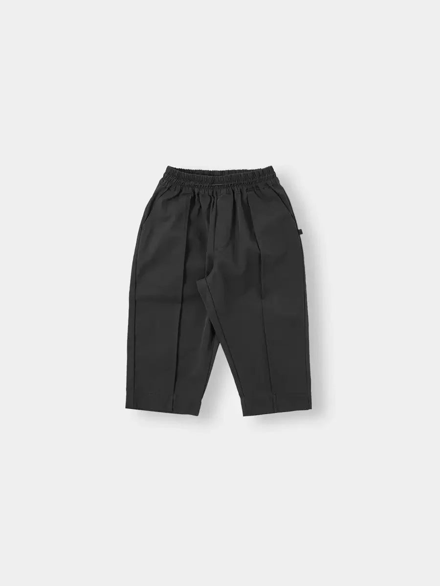 Black cozy knit sweater and pants set for toddlers