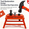 Kids Pretend Play Tool Set with Realistic Repair Accessories