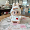 17cm Doll Sweater & Backpack Outfit Set for Labubu Accessories