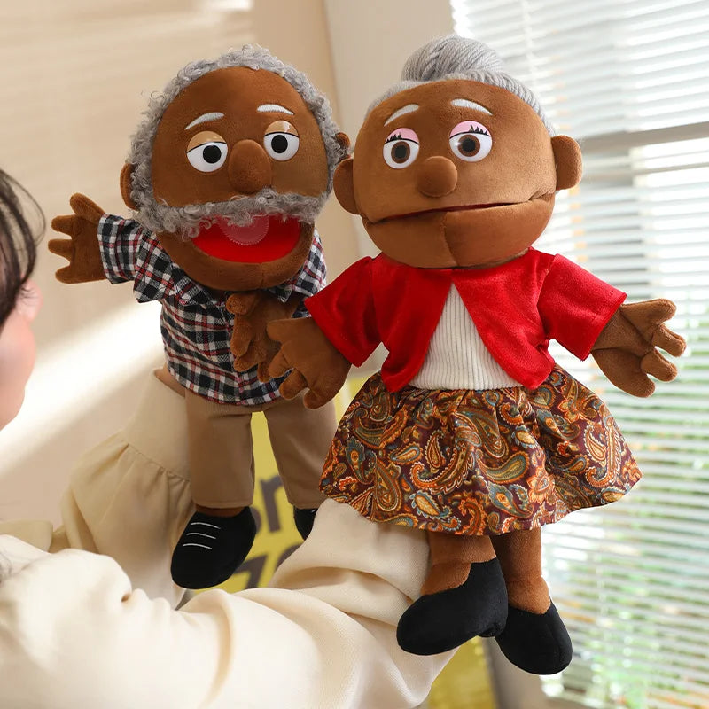 Soft Plush Family Hand Puppet Set for Storytelling and Play