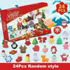 24-Day Christmas Advent Calendar with DIY Tree & Train Set