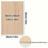 Basswood Plywood Sheets for Laser Cutting & Crafting (12x16 in)