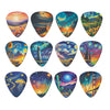 Premium Guitar Picks Variety Pack – 12 Assorted Thicknesses for Acoustic, Electric, Bass & Ukulele