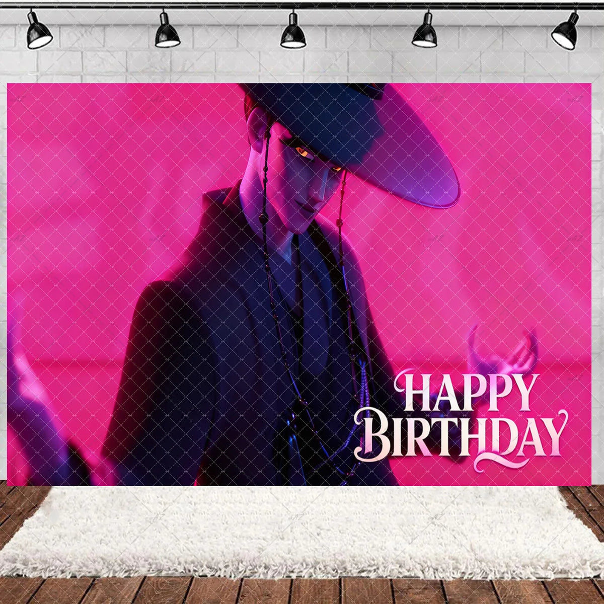 K-Pop Theme Party Backdrop for Birthday Celebrations