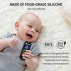 Cute Bear Silicone Teether Toy with Remote Control Design